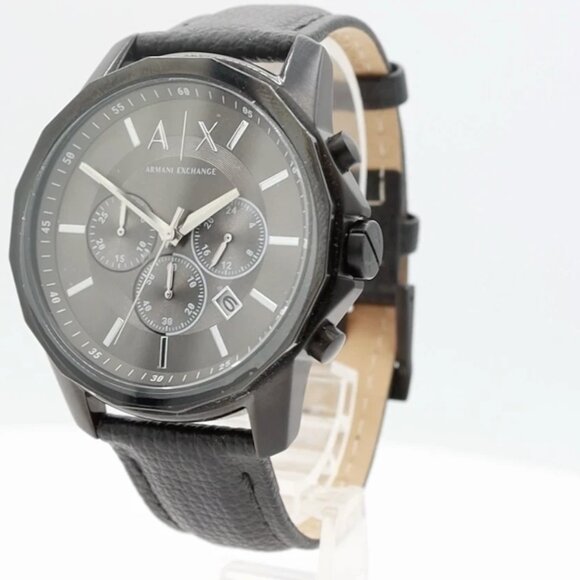 Vintage Armani Exchange AX1724 BANKS Men's Quartz Chronograph Wristwatch Steel - Picture 1 of 5